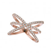 Jewelmi Custom 14k Rose Gold Diamond Ring