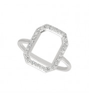 Jewelmi Custom 14k White Gold Diamond Ring