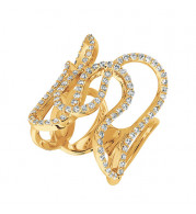 Jewelmi Custom 14k Yellow Gold Diamond Ring