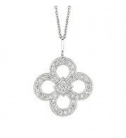 Jewelmi Custom 14k White Gold Diamond Necklace