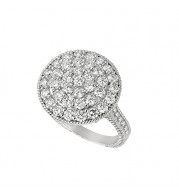 Jewelmi Custom 14k White Gold Diamond Ring