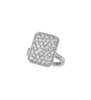 Jewelmi Custom 14k White Gold Diamond Ring