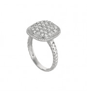 Jewelmi Custom 14k White Gold Diamond Ring