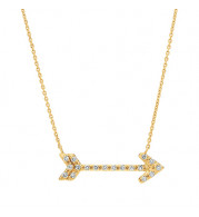 Jewelmi Custom 14k Yellow Gold Diamond Necklace