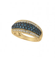Jewelmi Custom 14k Yellow Gold Diamond Ring