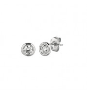 Jewelmi Custom 14k White Gold Diamond Earrings