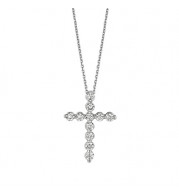 Jewelmi Custom 14k White Gold Diamond Necklace