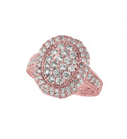 Jewelmi Custom 14k Rose Gold Diamond Ring