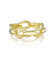 Tacori 18k Yellow Gold The Ivy Lane Men's Ring - SR183Y