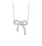 Jewelmi Custom 14k White Gold Diamond Necklace