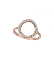 Jewelmi Custom 14k Rose Gold Diamond Ring