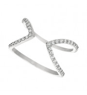 Jewelmi Custom 14k White Gold Diamond Ring