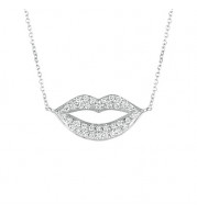 Jewelmi Custom 14k White Gold Diamond Necklace
