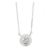 Jewelmi Custom 14k White Gold Diamond Necklace