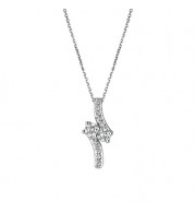 Jewelmi Custom 14k White Gold Diamond Necklace