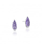 Tacori Sterling Silver Horizon Shine Gemstone Stud Earring - SE25001