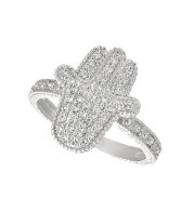 Jewelmi Custom 14k White Gold Diamond Ring