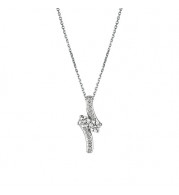 Jewelmi Custom 14k White Gold Diamond Necklace