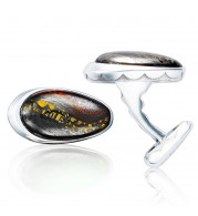 Tacori Sterling Silver Retro Classic Gemstone Men's Cuffink - MCL11439