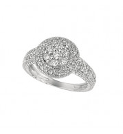 Jewelmi Custom 14k White Gold Diamond Ring