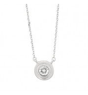 Jewelmi Custom 14k White Gold Diamond Necklace