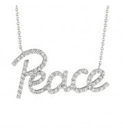 Jewelmi Custom 14k White Gold Diamond Necklace