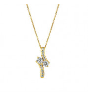 Jewelmi Custom 14k Yellow Gold Diamond Necklace