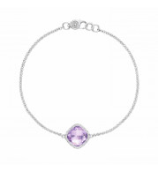 Tacori Sterling Silver Crescent Embrace Gemstone Women's Bracelet - SB22313