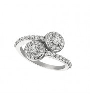 Jewelmi Custom 14k White Gold Diamond Ring