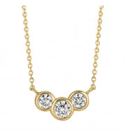 Jewelmi Custom 14k Yellow Gold Diamond Necklace