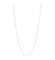 Jewelmi Custom 14k White Gold Diamond Necklace