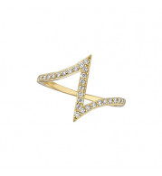 Jewelmi Custom 14k Yellow Gold Diamond Ring