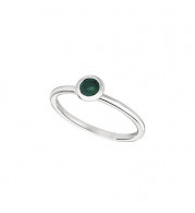 Jewelmi Custom 14k White Gold Emerald Ring