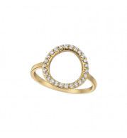 Jewelmi Custom 14k Yellow Gold Diamond Ring