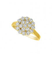 Jewelmi Custom 14k Yellow Gold Diamond Ring