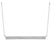Jewelmi Custom 14k White Gold Diamond Necklace