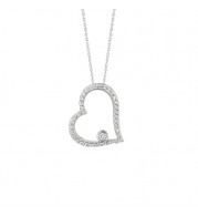 Jewelmi Custom 14k White Gold Diamond Necklace
