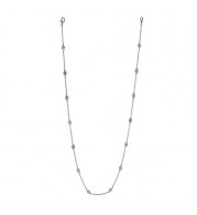 Jewelmi Custom 14k White Gold Diamond Necklace