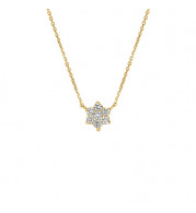 Jewelmi Custom 14k Yellow Gold Diamond Necklace