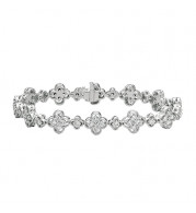 Jewelmi Custom 14k White Gold Diamond Bracelet