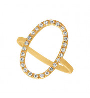 Jewelmi Custom 14k Yellow Gold Diamond Ring