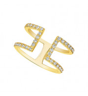 Jewelmi Custom 14k Yellow Gold Diamond Ring