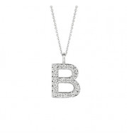 Jewelmi Custom 14k White Gold Diamond Necklace