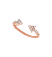 Jewelmi Custom 14k Rose Gold Diamond Ring