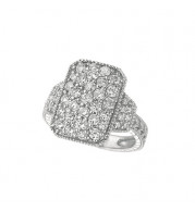 Jewelmi Custom 14k White Gold Diamond Ring