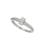 Jewelmi Custom 14k White Gold Diamond Ring