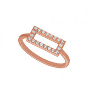 Jewelmi Custom 14k Rose Gold Diamond Ring