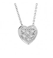 Jewelmi Custom 14k White Gold Diamond Necklace