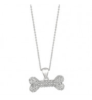 Jewelmi Custom 14k White Gold Diamond Necklace
