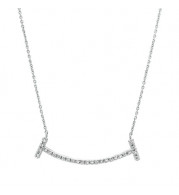 Jewelmi Custom 14k White Gold Diamond Necklace